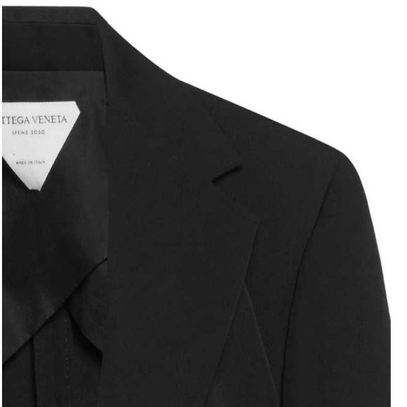 Bottega Veneta Cady Jumpsuit Romper Fluid Gabardine Black New - Picture 5 of 12